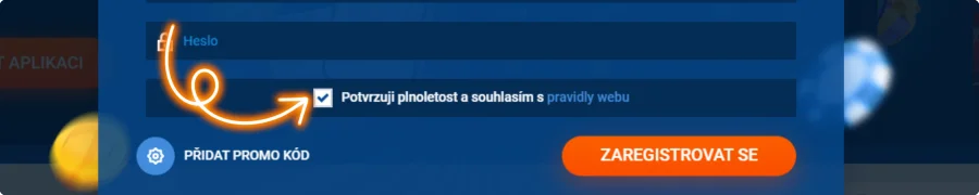 Souhlas s podmínkami