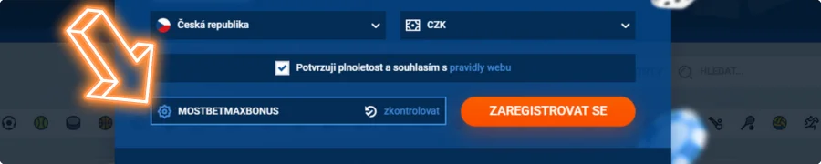 Během registrace