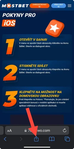 Otevřít v Safari